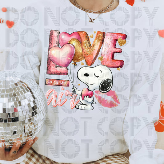 Love is in the Air Snoopy
