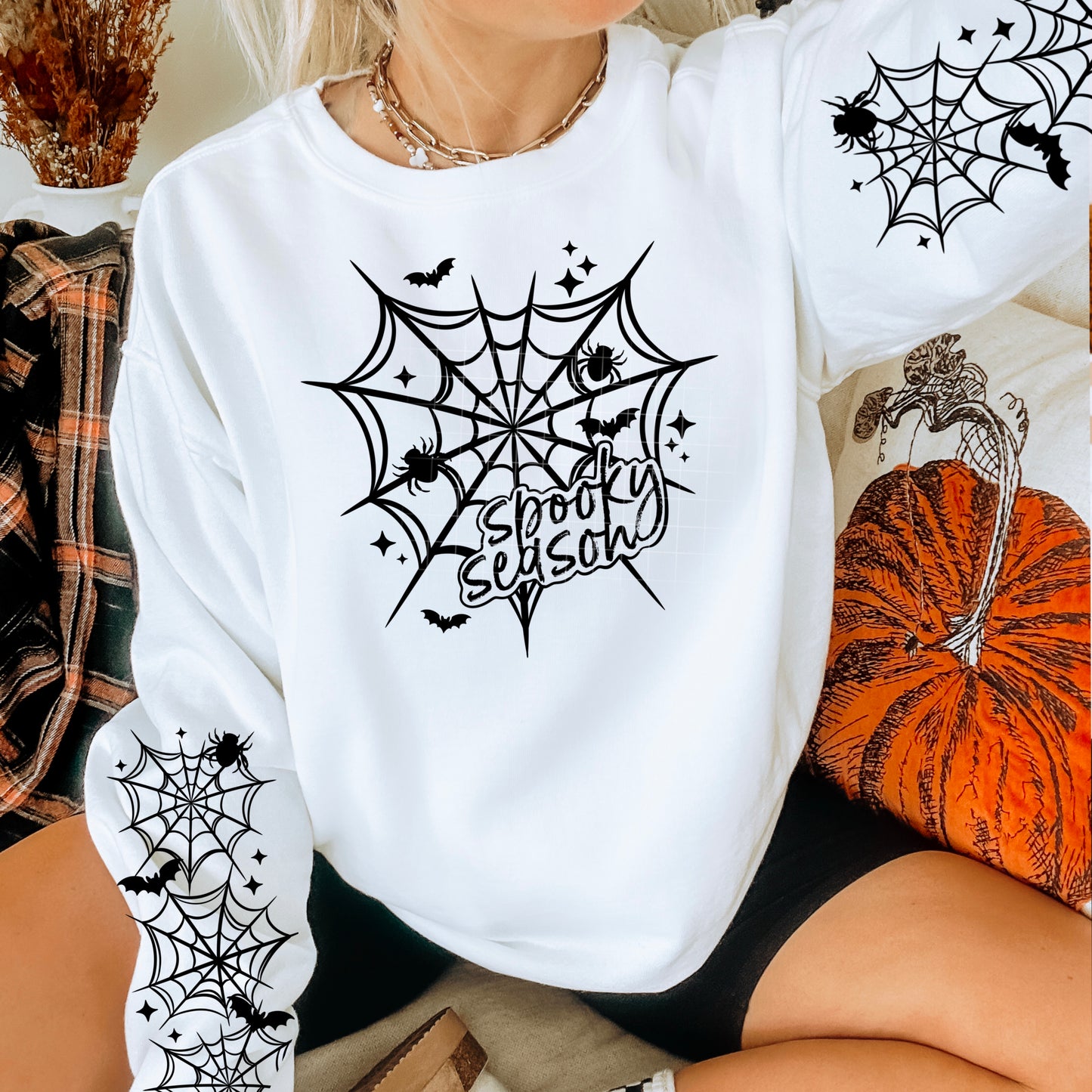 Spooky season-black (front)
