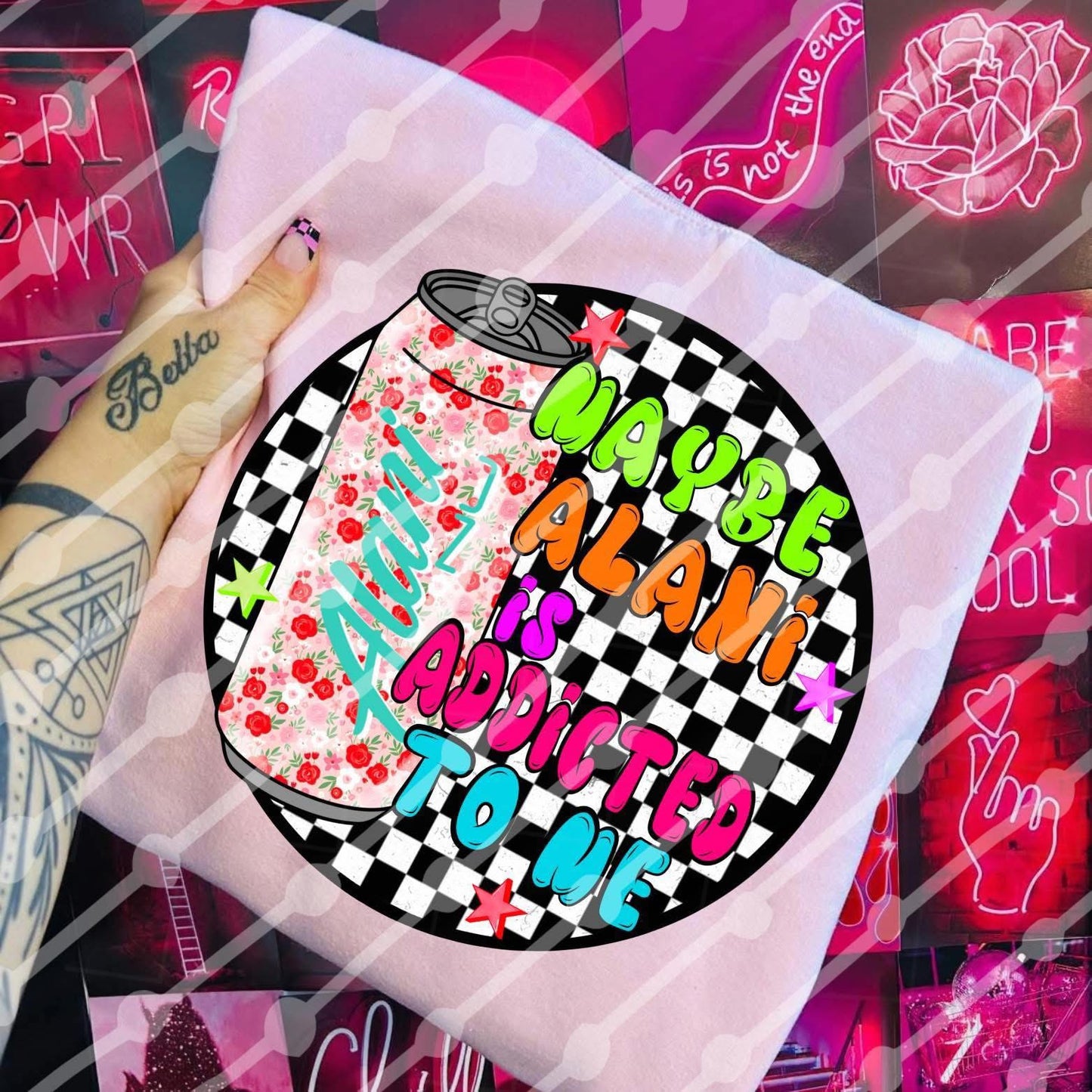 Maybe Alani is addicted to me