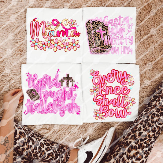 Cast all of your anxiety on him (top right)