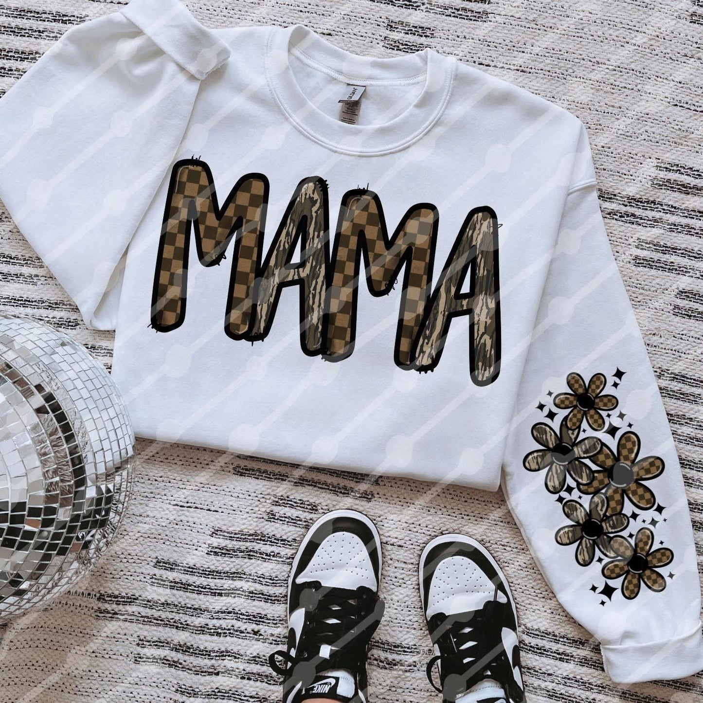 Camo checkered mama (sleeve)