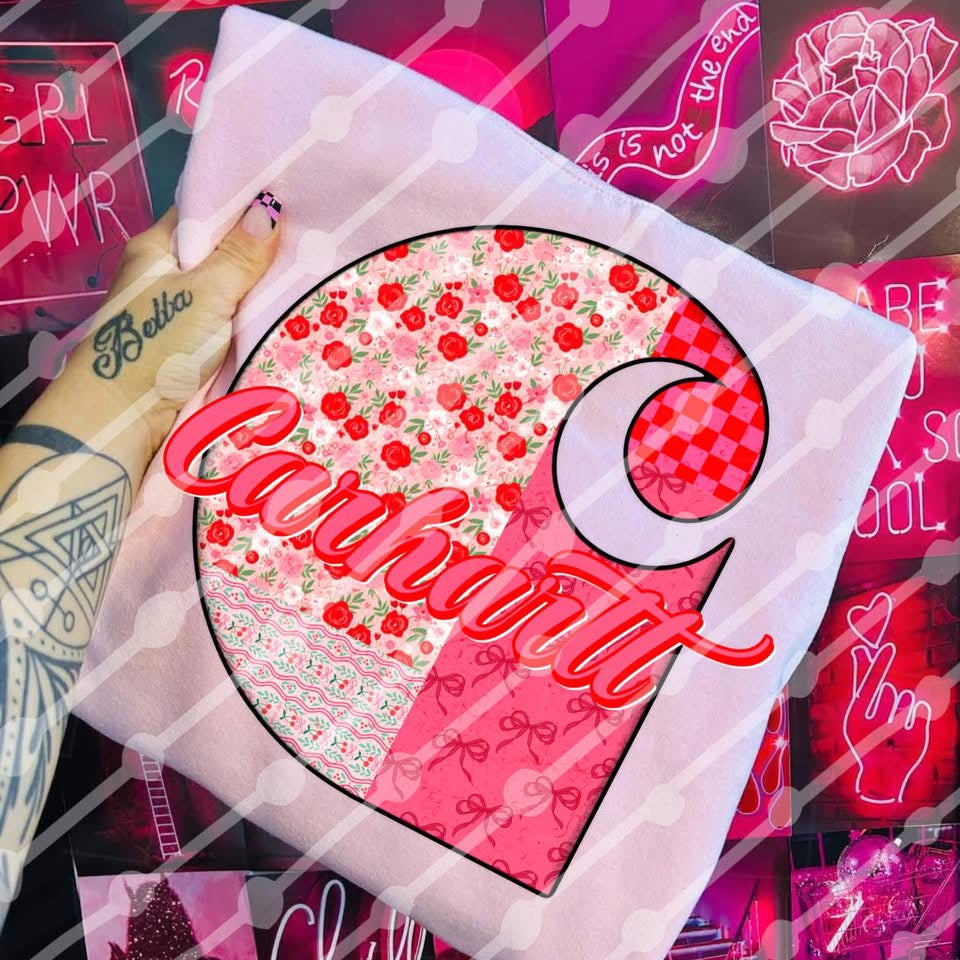 Pink Floral Carhartt