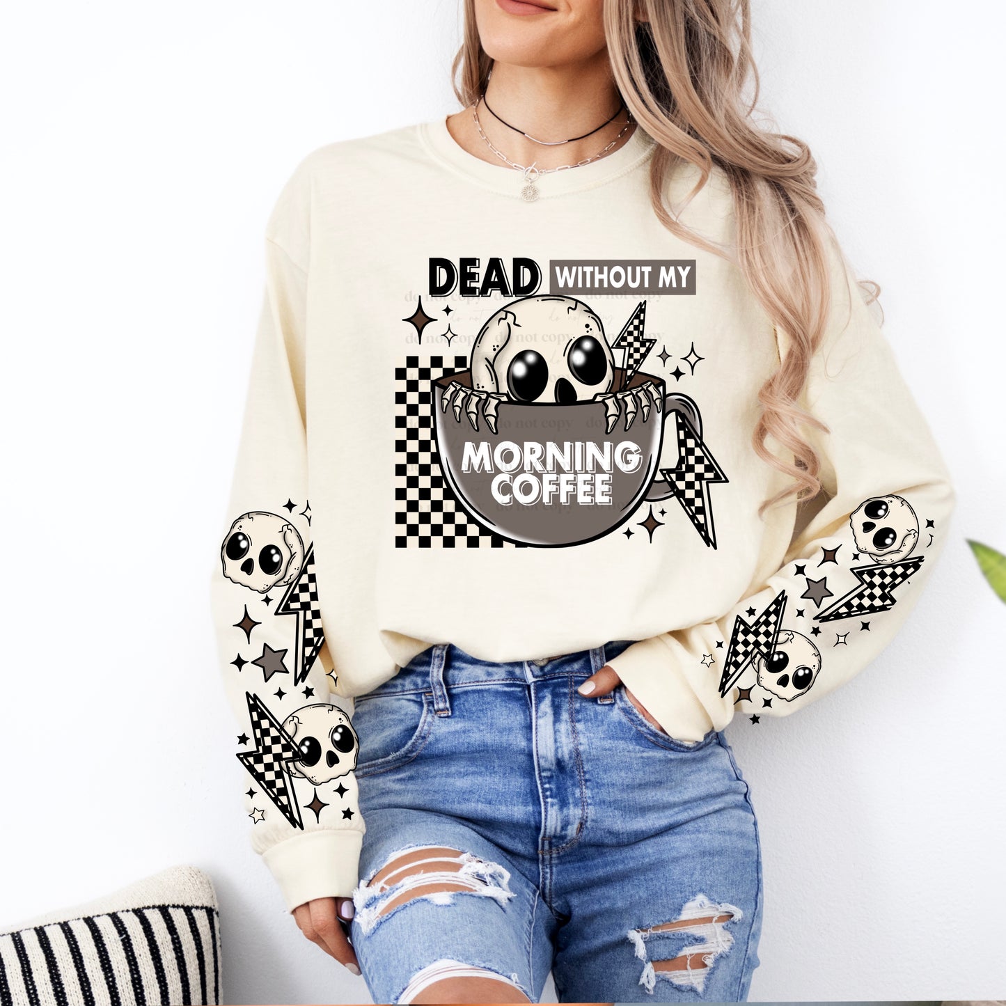 Dead without my morning coffee (Front)