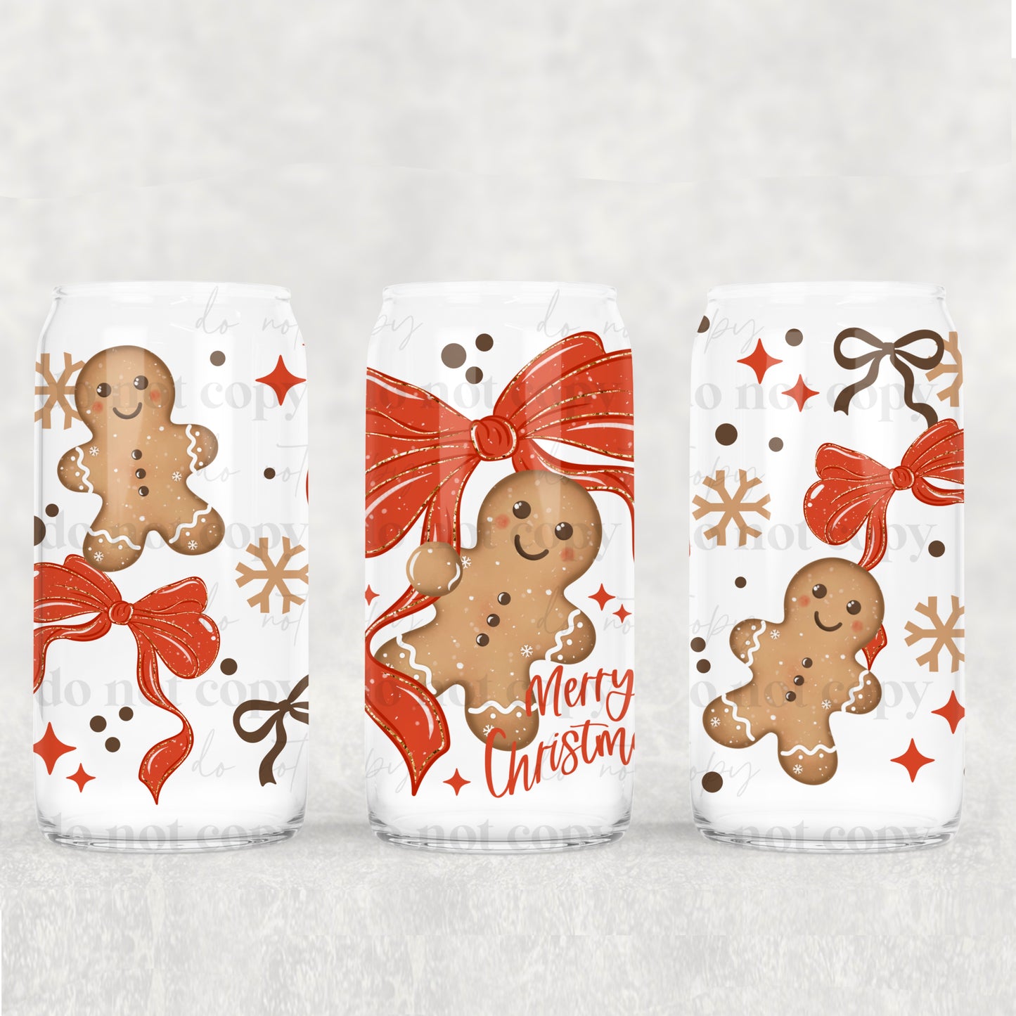 Gingerbread man  - UV Libby Wrap