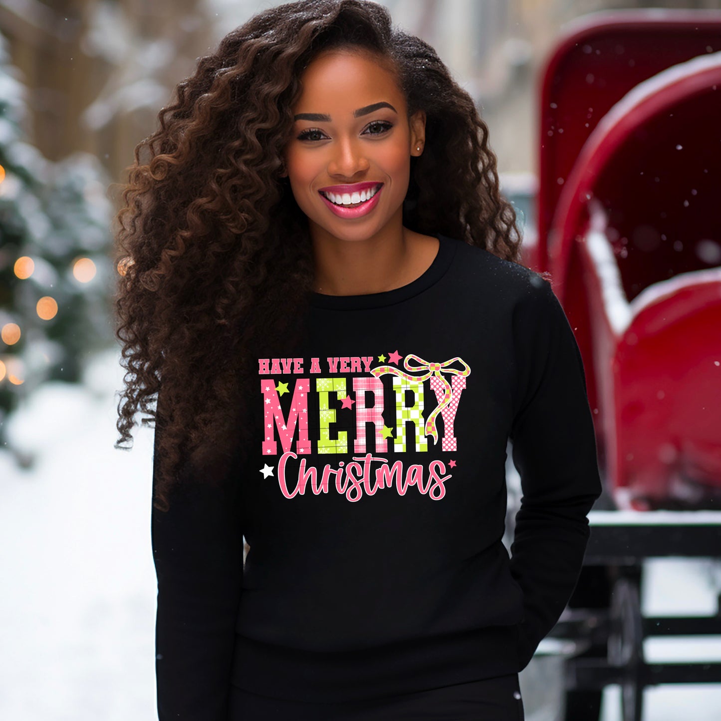 Have a very Merry Christmas (Pink & Green)