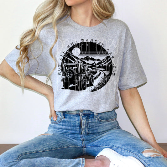 Not all who wander are lost