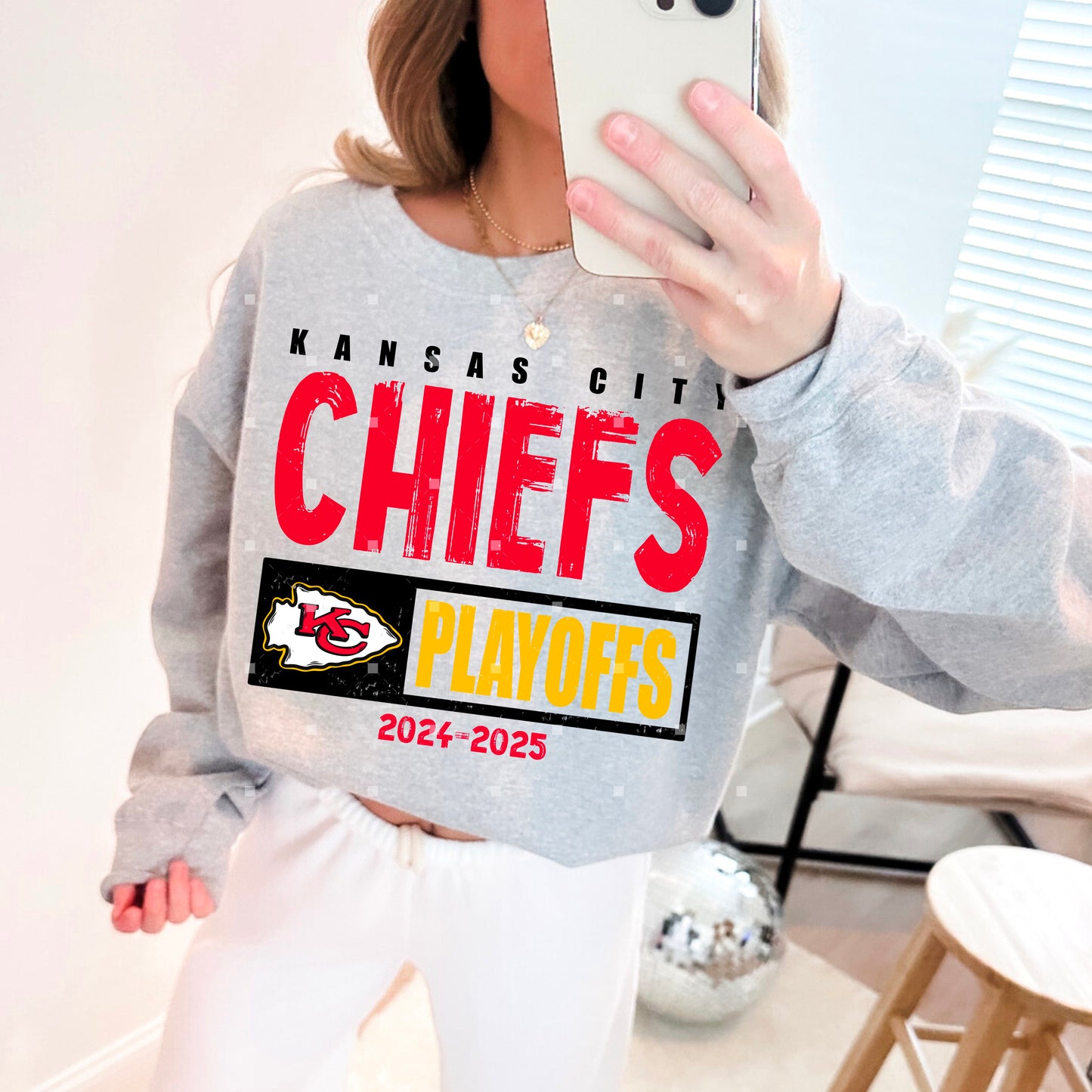 Kansas City Chiefs Playoff 2024-2025 Team Logo