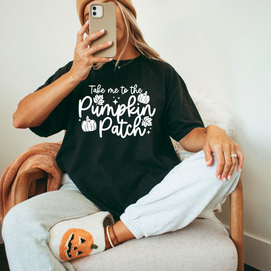 Take me to the pumpkin patch (white)