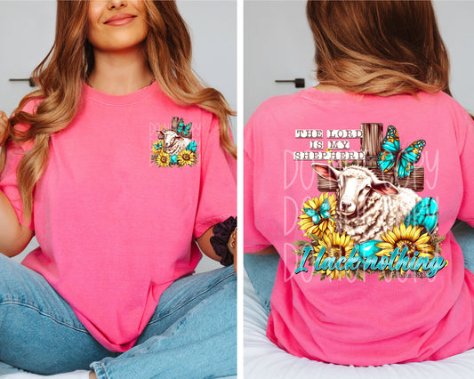 The lord is my shepherd (back)