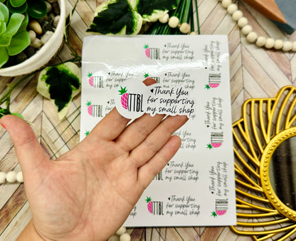 Thank you for supporting my small business- Sticker sheet