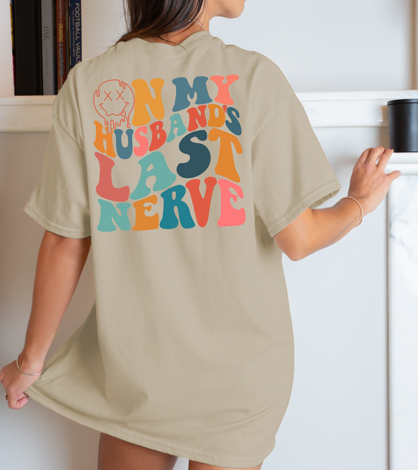 On my husbands last nerve-multicolored back