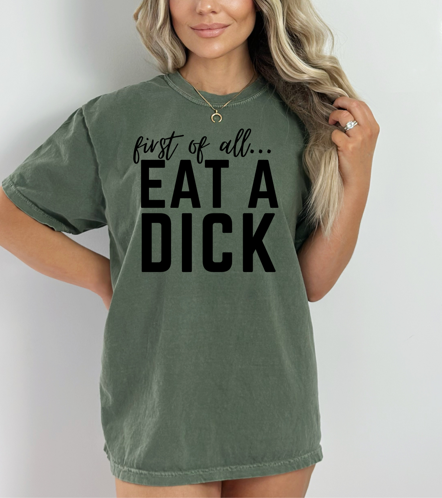 First of all... Eat a dick