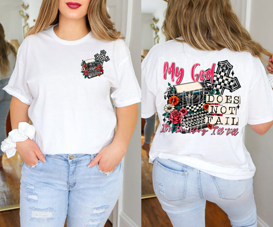 My god does not fail (Back)