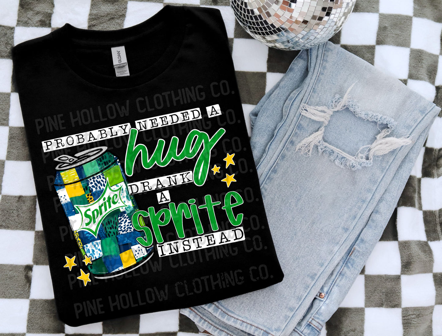 Probably needed a hug, drank a sprite instead