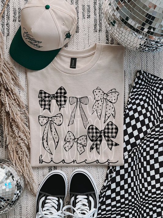 Broncos (black bows)