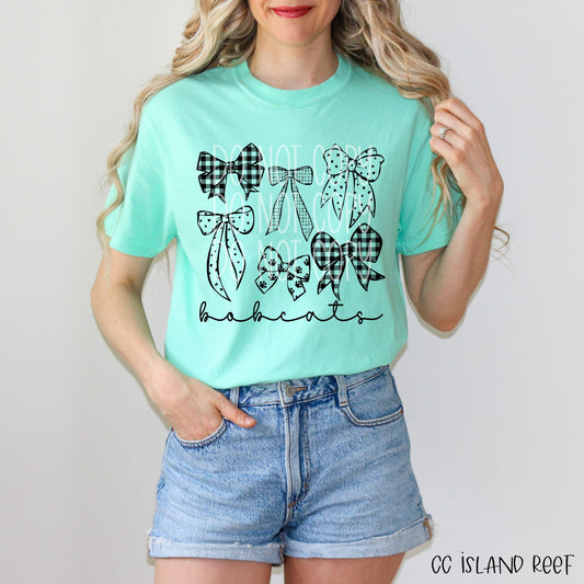 Bobcats (black bows)