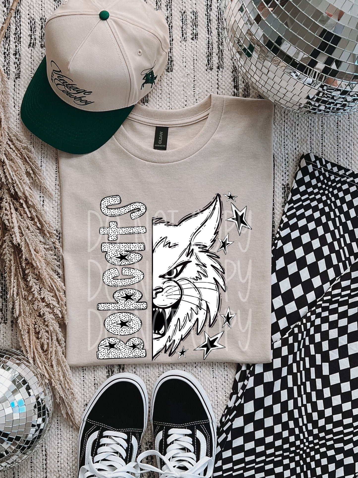 Black and White Bobcats