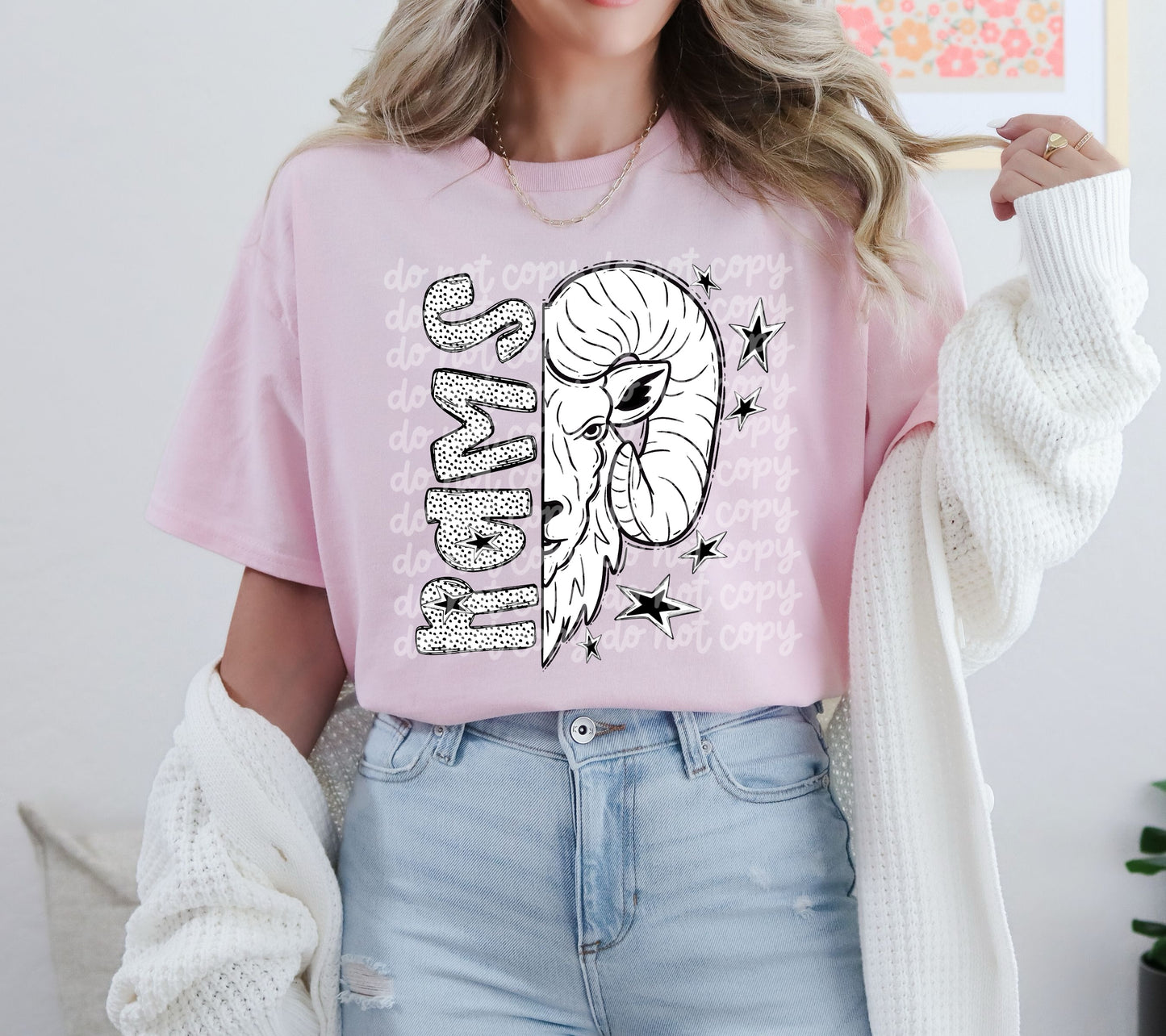 Black and White Rams