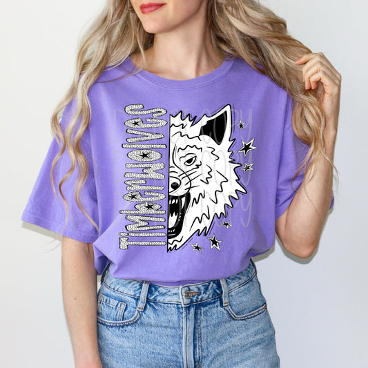 Black and White Timberwolves