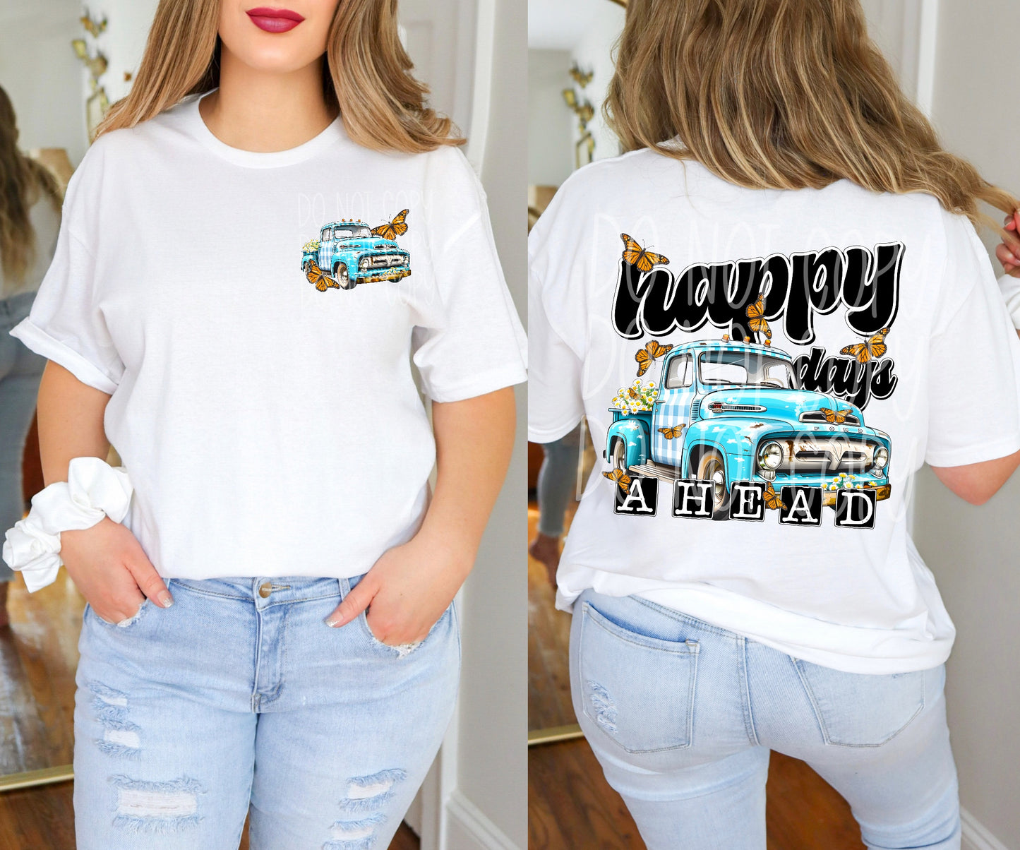 Happy days ahead (front)
