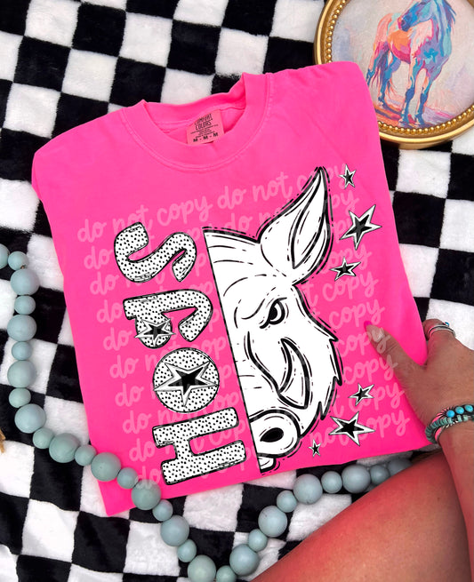 Black and White Hogs