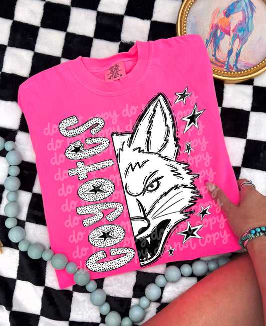 Black and White Coyotes