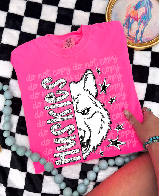 Black and White Huskies