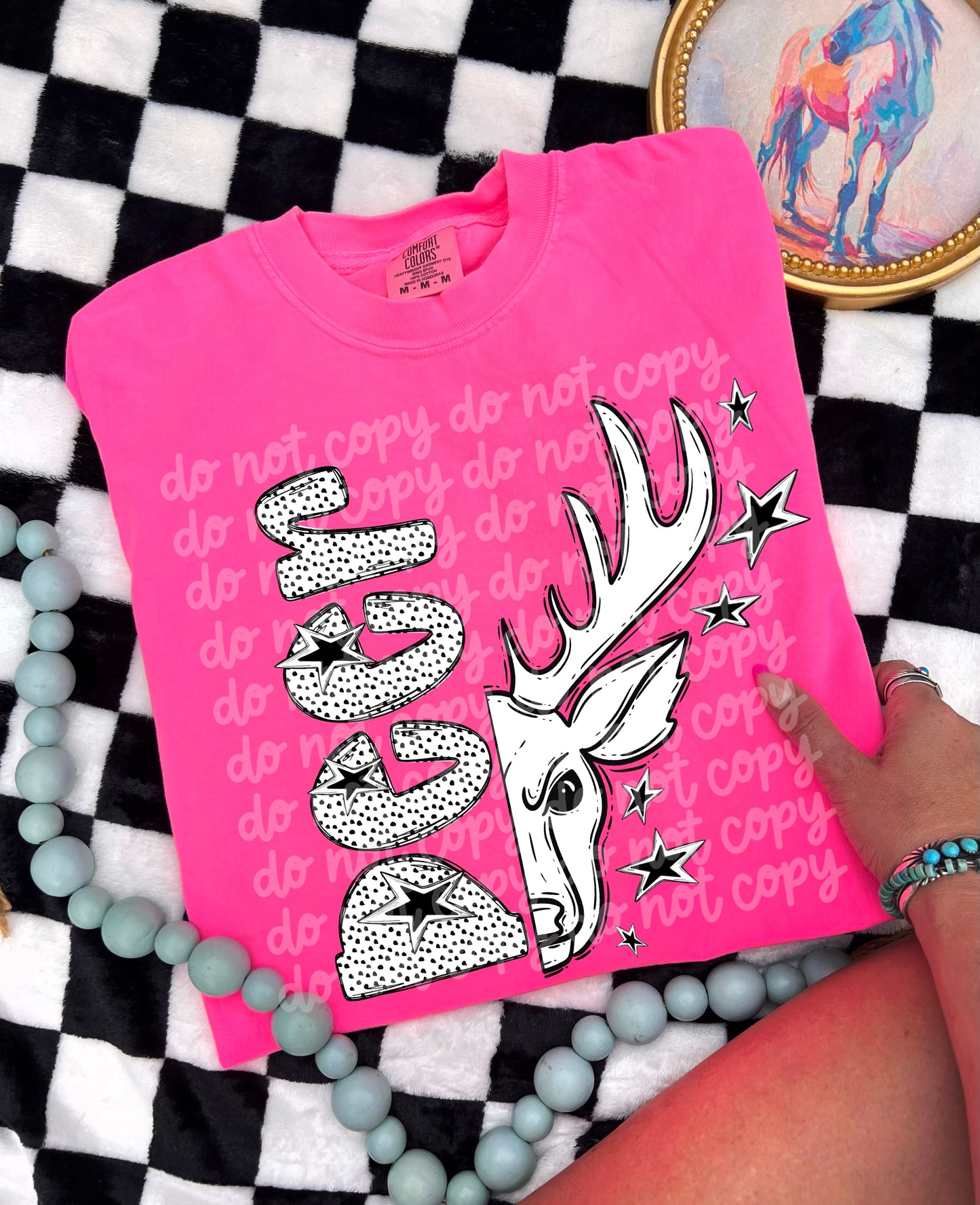 Black and White Deer