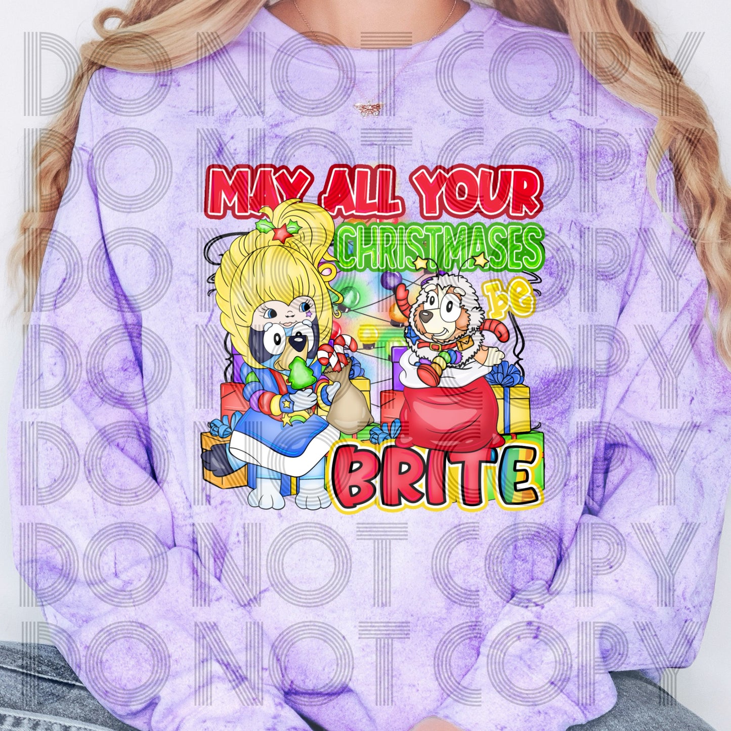 May all of your christmases be brite (rainbow brite)