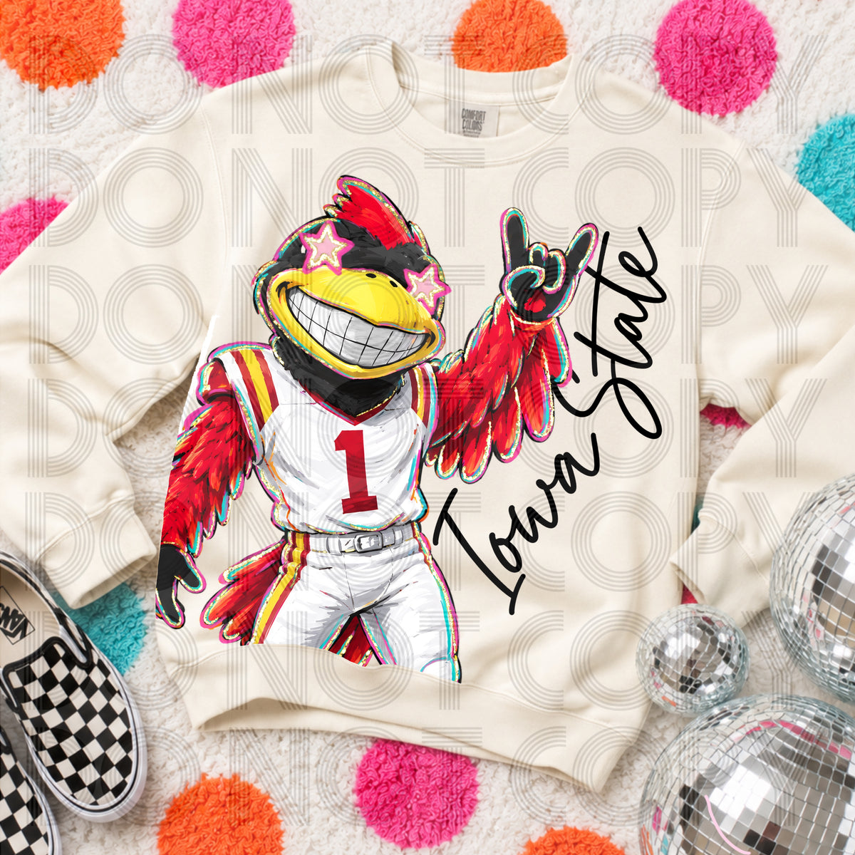 Cropped Delulu Mascot Iowa State