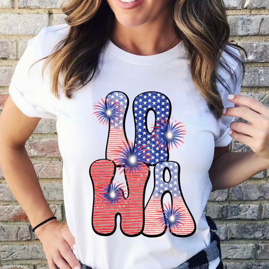 Iowa (Red, White, Blue)