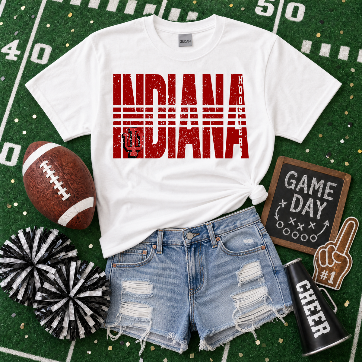 College Lined - Indiana Hoosiers