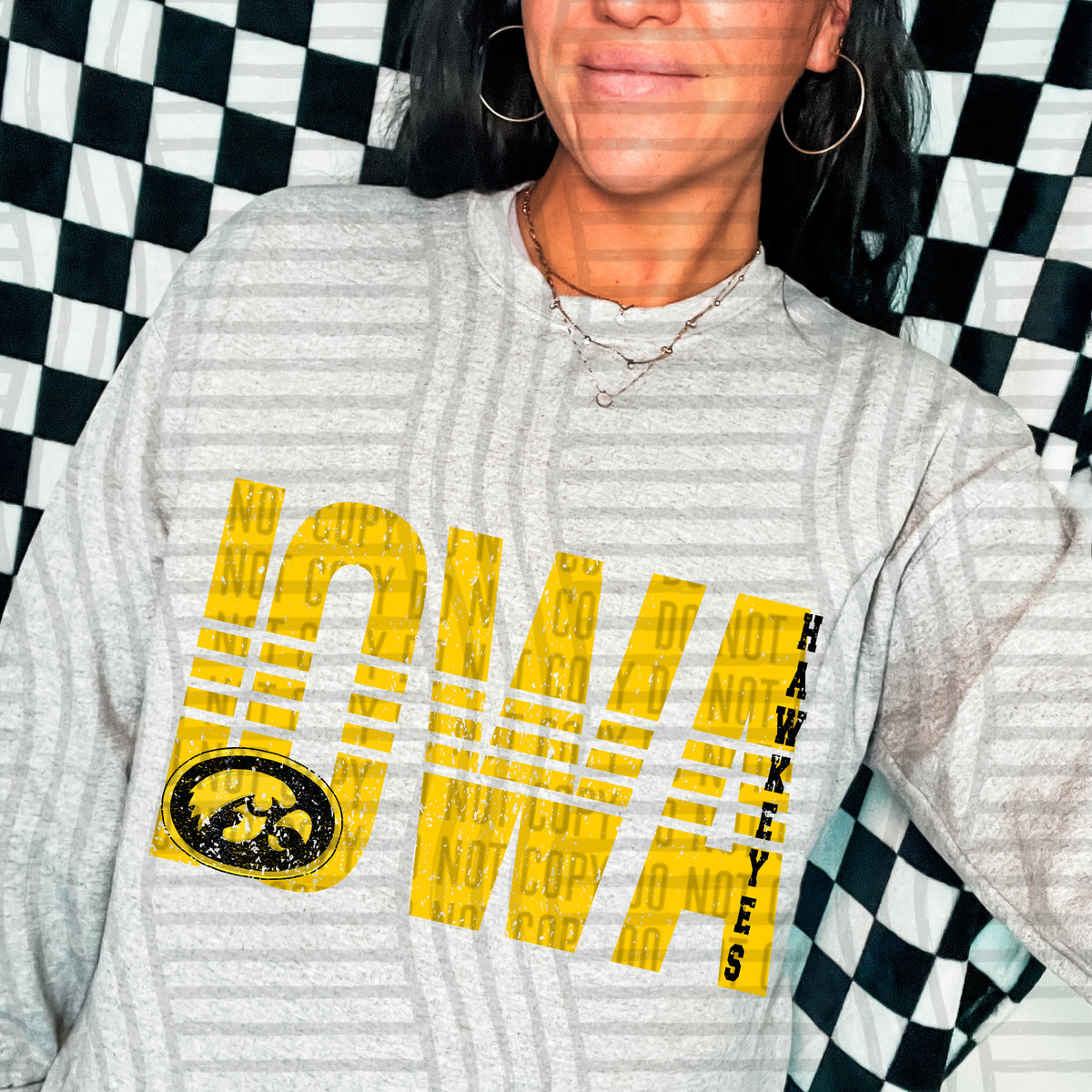 College Lined - Iowa Hawkeyes