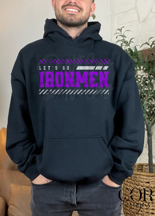Lets Go Ironmen White And Purple