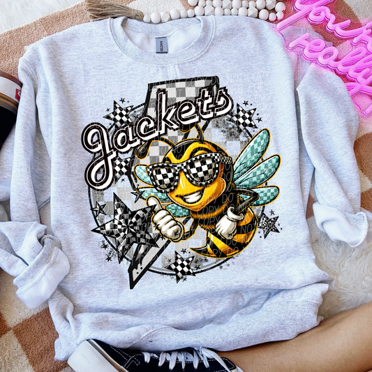 Jackets Checkered Lightning Bolt