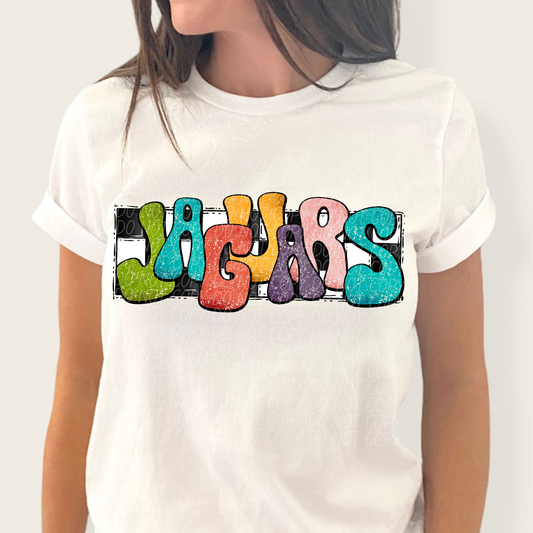 Jaguars (retro rainbow)