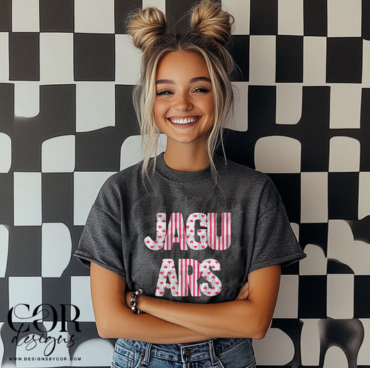 Jaguars (pink hearts)