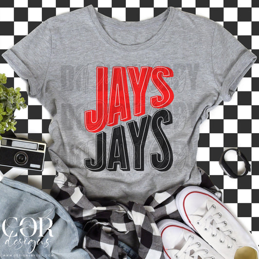 Jays (red/black)
