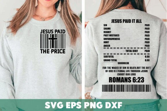 Jesus paid it all (Back)