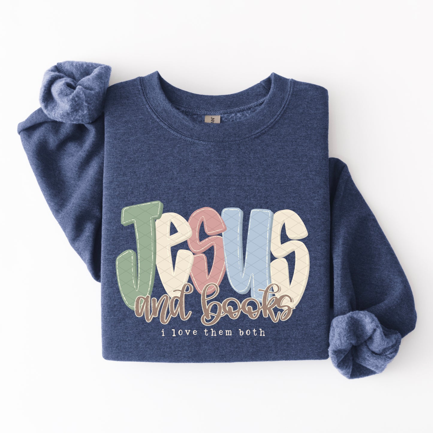 JESUS AND BOOKS I LOVE THEM BOTH