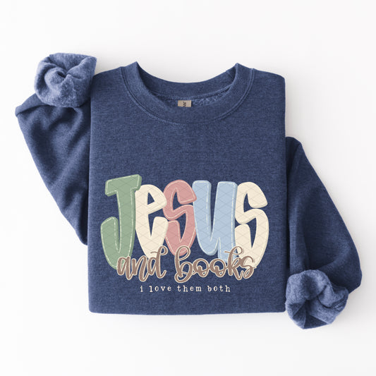 JESUS AND BOOKS I LOVE THEM BOTH