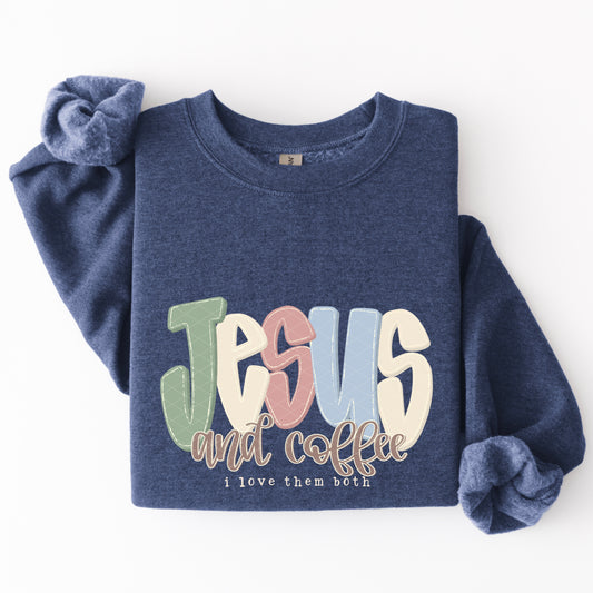 JESUS AND COFFEE I LOVE THEM BOTH