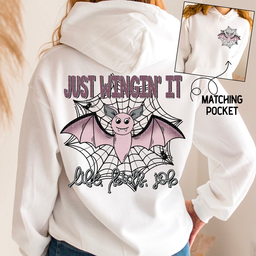Just Wingin' It POCKET - DTF Transfer