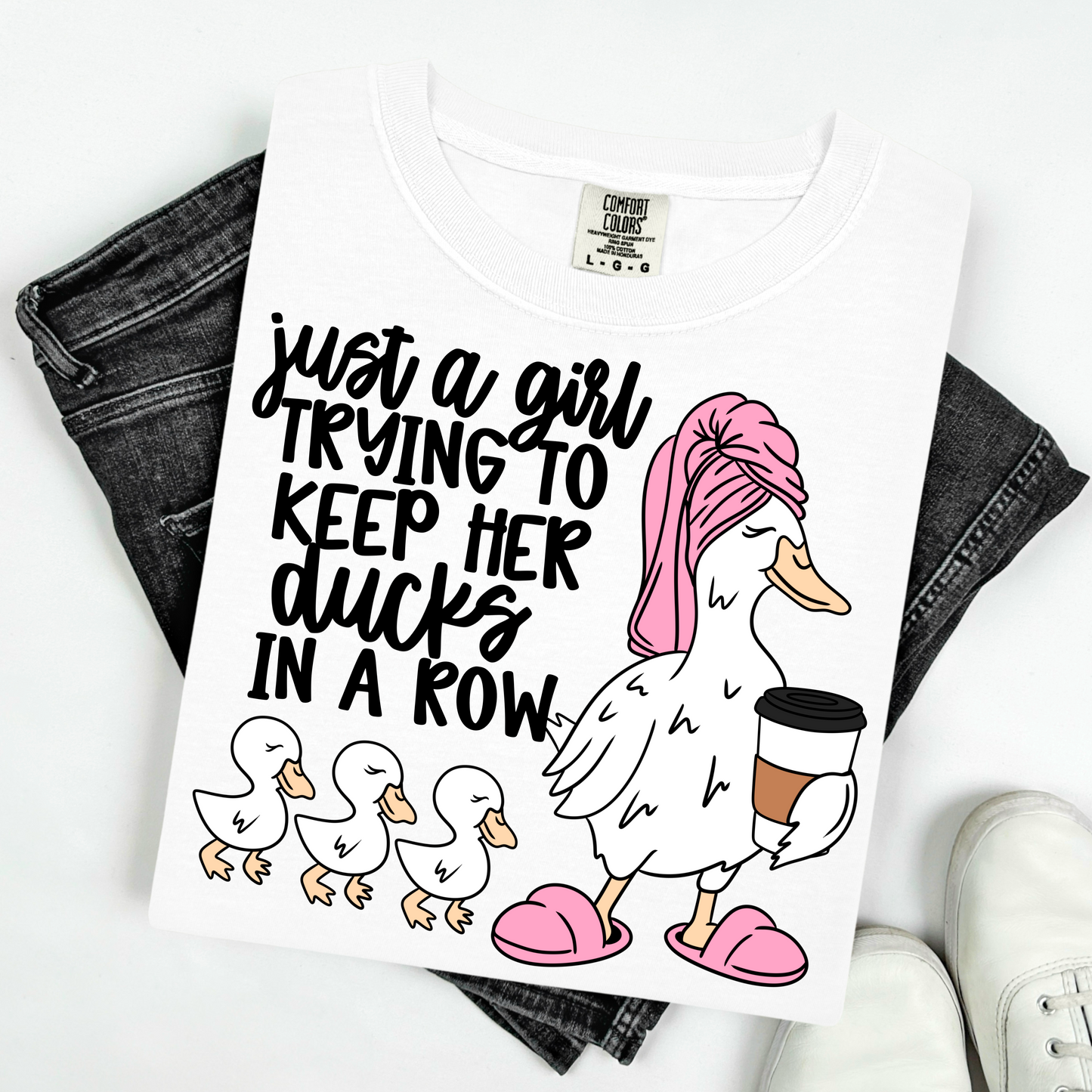 Just a girl trying to keep her ducks in a row