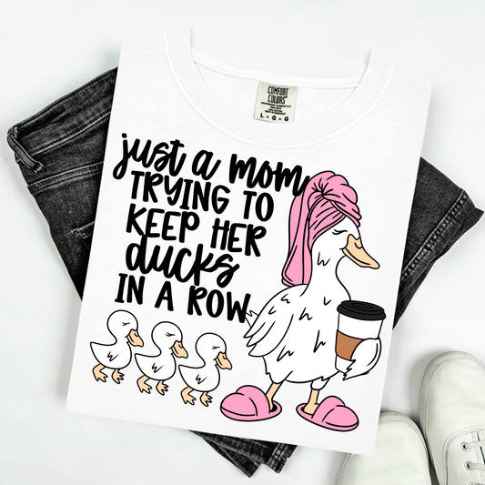 Just a mom trying to keep her ducks in a row