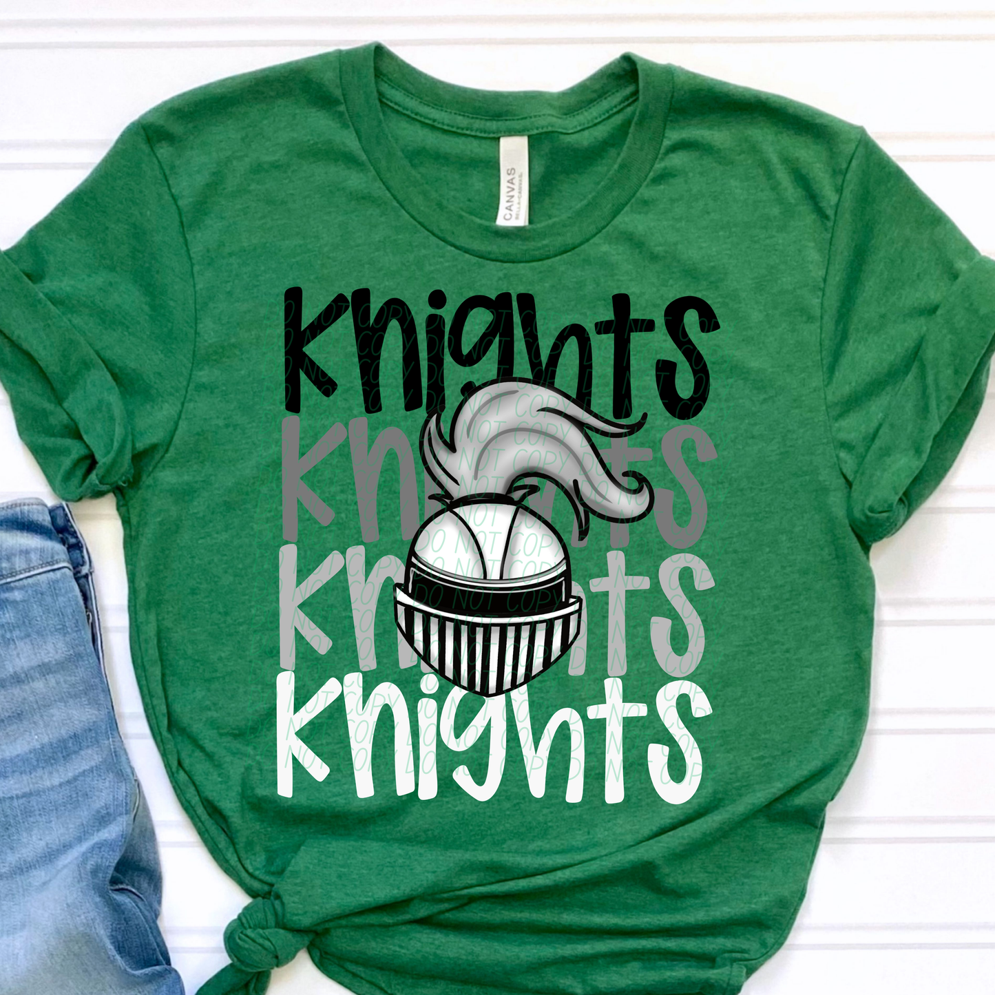 Knights Faded Stack
