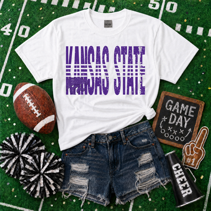 College Lined - Kansas State Wildcats
