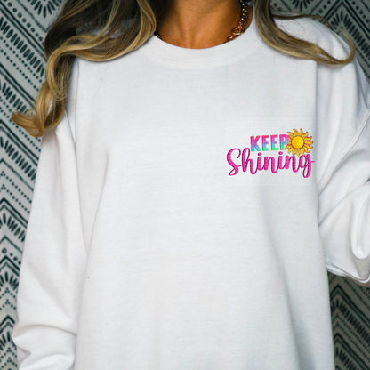 Keep Shining Let Them POCKET - DTF Print