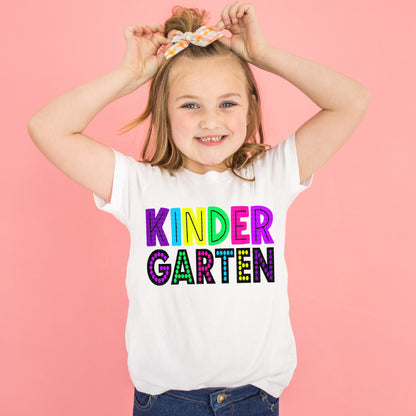 Kindergarten/Ready To Rock (PINK) (FRONT) -DTF Print