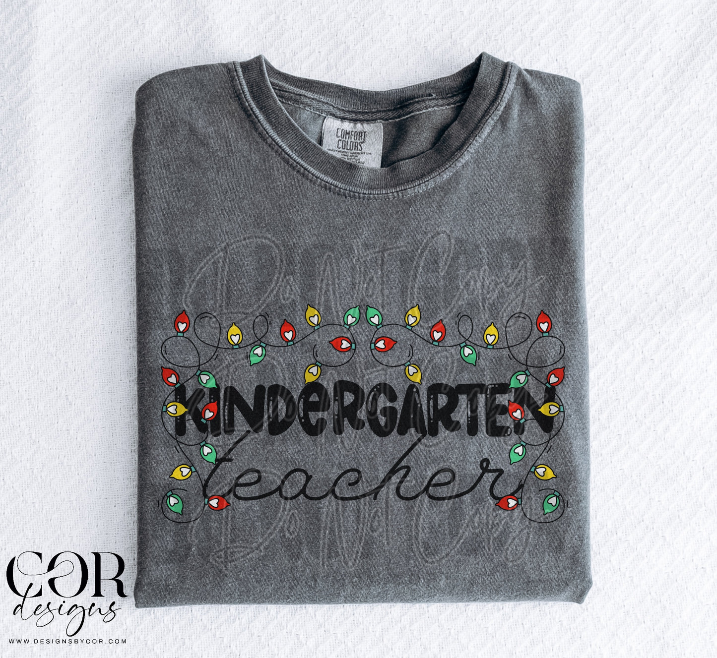 Kindergarten Teacher (Christmas Lights)